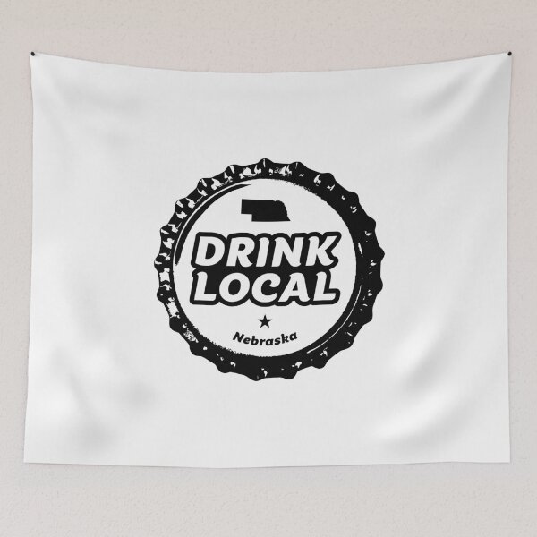Item preview, Drink Local Nebraska Craft Beer Bottle Cap designed and sold by graf1k.