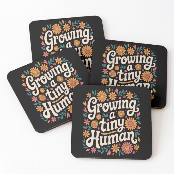 Item preview, Growing A Tiny Human Floral Flowers designed and sold by CottonCandyPrin.