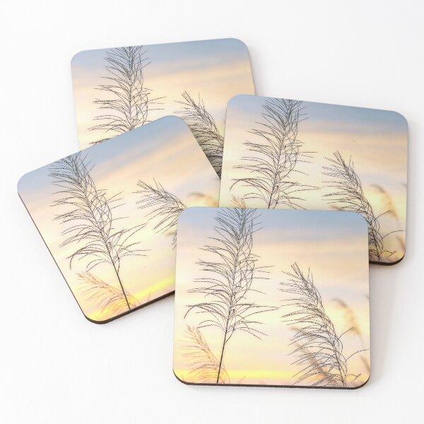 Item preview, Two Lone Weed's at Sunset in a Rice Field, in Thailand designed and sold by Huskyyy Designs.