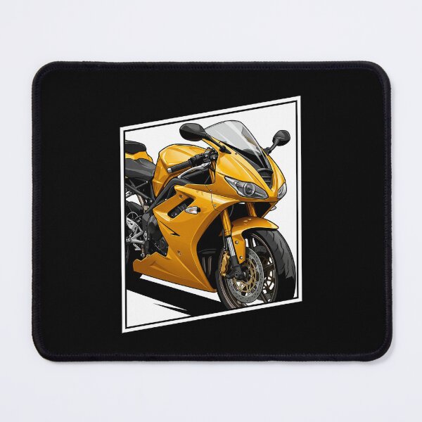 Item preview, Triumph Daytona 675R Yellow – Sportbike Yellow Vector Illustration designed and sold by enzoade.