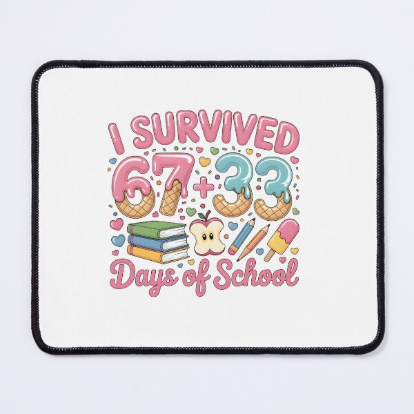 Item preview, I Survived 67+33 Days of the School designed and sold by ChristinDresner.