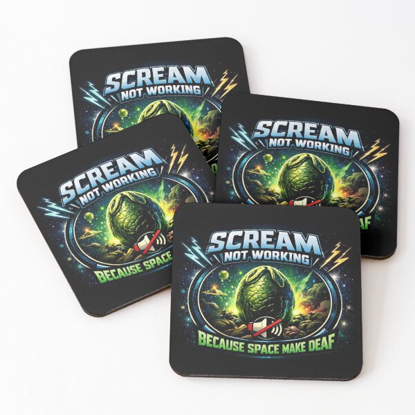 Item preview, Scream Not Working Because Space Make Deaf designed and sold by Cizzit.