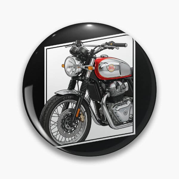 Item preview, Royal Enfield Interceptor 650 – Classic Motorcycle Vector Close-Up Art designed and sold by enzoade.