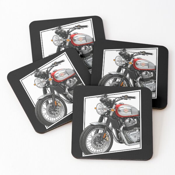 Item preview, Royal Enfield Interceptor 650 – Classic Motorcycle Vector Close-Up Art designed and sold by enzoade.