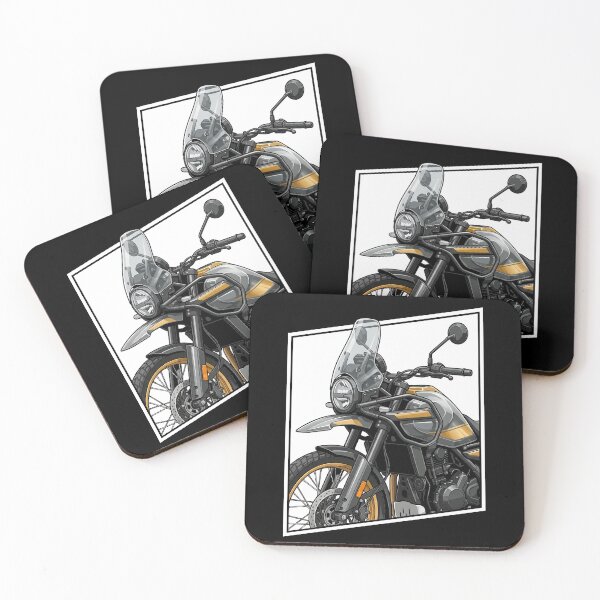 Item preview, Royal Enfield Himalayan 450 – Front View Adventure Motorbike Artwork designed and sold by enzoade.