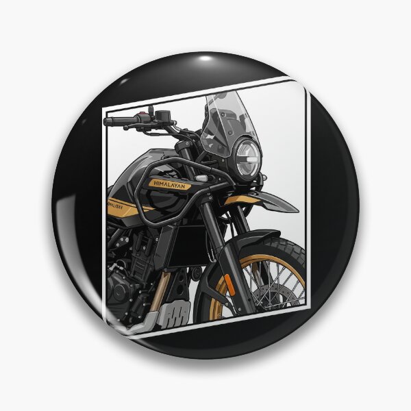 Artikelvorschau, Royal Enfield Himalayan 450 – Adventure-Bike-Vektorillustration entworfen und verkauft von enzoade.