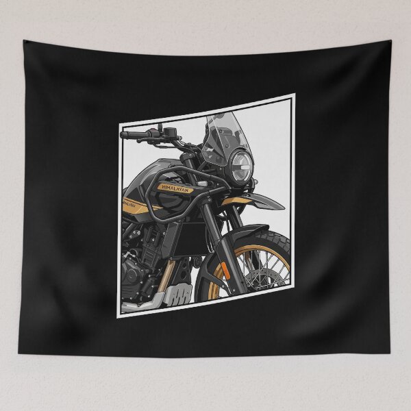Item preview, Royal Enfield Himalayan 450 – Adventure Bike Vector Illustration designed and sold by enzoade.