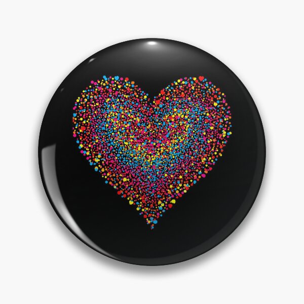 Item preview, Valentine Colorful Confetti Heart designed and sold by OlakunleOloroz.