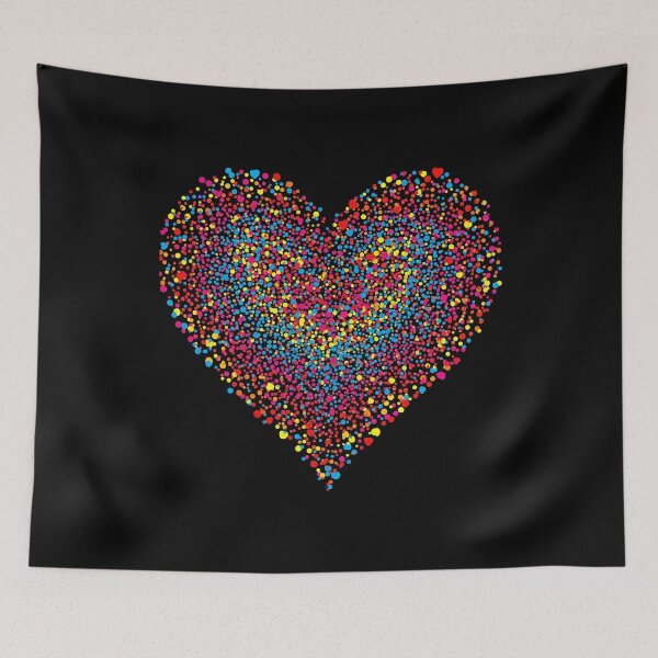 Item preview, Valentine Colorful Confetti Heart designed and sold by OlakunleOloroz.