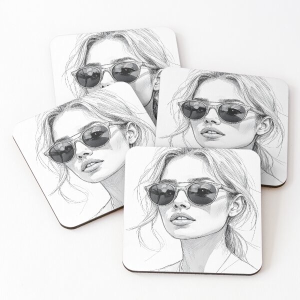 Item preview, Pencil Sketch of a Beautiful Girl  designed and sold by Huskyyy Designs.