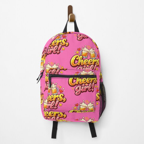 Item preview, Cheers, Girl! – Fun Cartoon Quote Design designed and sold by Arte Cartoon From TagTeam Group.