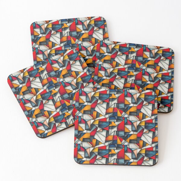 Item preview, Geometric Abstract Mosaic Modern Art Pattern designed and sold by NTGUILTY.