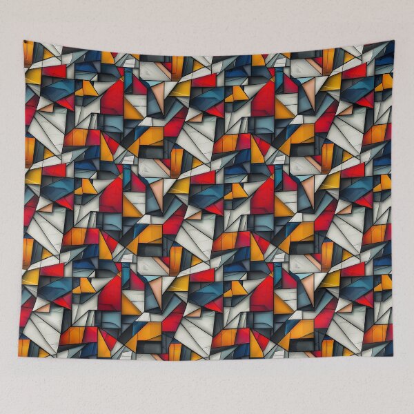 Item preview, Geometric Abstract Mosaic Modern Art Pattern designed and sold by NTGUILTY.