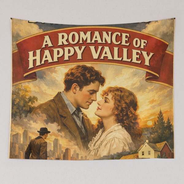 Item preview, A Romance of Happy Valley - Vintage Movie Poster designed and sold by Mauswohn.