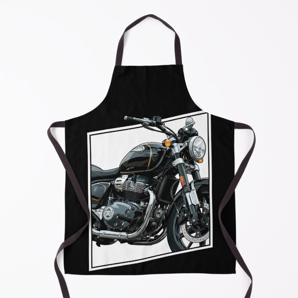 Item preview, Royal Enfield Meteor 650 Black – Black Edition Vector Motorcycle Art designed and sold by enzoade.