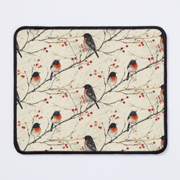 Item preview, Minimalist Watercolor Birds on Winter Branches designed and sold by NTGUILTY.