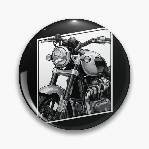 Item preview, Royal Enfield Meteor 650 – Detailed Motorbike Vector Artwork designed and sold by enzoade.