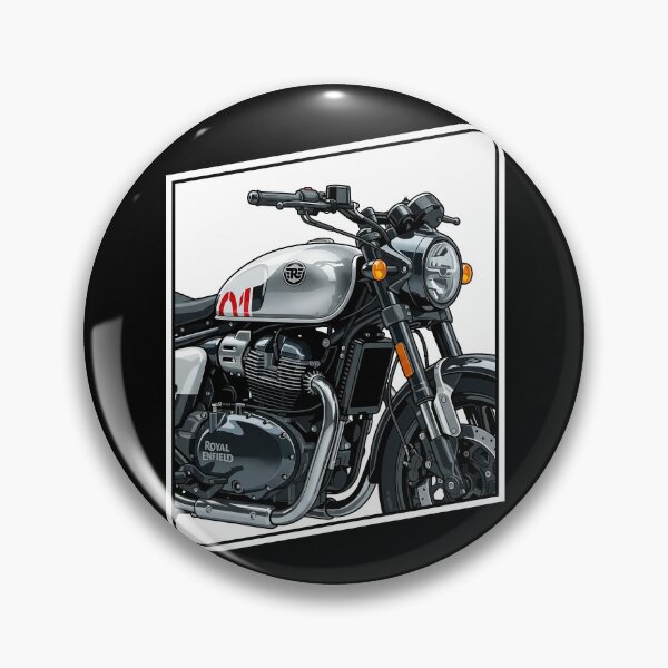 Item preview, Royal Enfield Shotgun – Vector Art Motorcycle Close-Up Illustration designed and sold by enzoade.