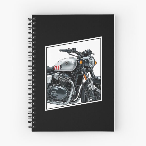 Item preview, Royal Enfield Shotgun – Vector Art Motorcycle Close-Up Illustration designed and sold by enzoade.