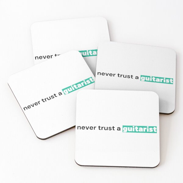 Item preview, Never Trust a Guitarist Shirt — Guitar Humor Tee designed and sold by OrikuStudio.