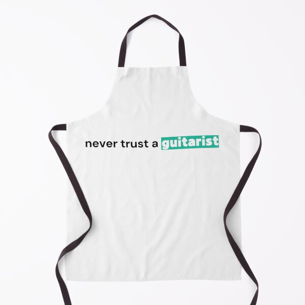 Item preview, Never Trust a Guitarist Shirt — Guitar Humor Tee designed and sold by OrikuStudio.