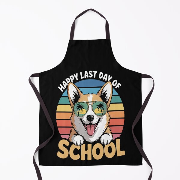 Item preview, Happy Last Day of School, Corgi Dog, Summer Beach Vibe designed and sold by CottonCandyPrin.