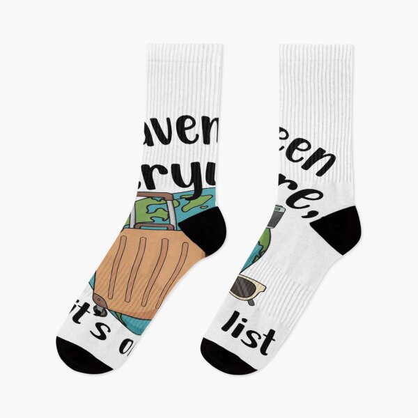 Item preview, I Haven’t Been Everywhere But It’s On My List – Travel Quote Design designed and sold by Sushikidsntod.
