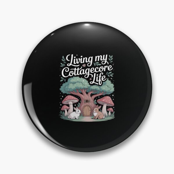 Item preview, Living My Cottagecore Life Mushroom Forest designed and sold by HORIZBoutique.