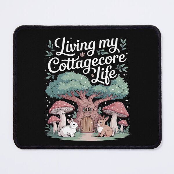 Item preview, Living My Cottagecore Life Mushroom Forest designed and sold by HORIZBoutique.