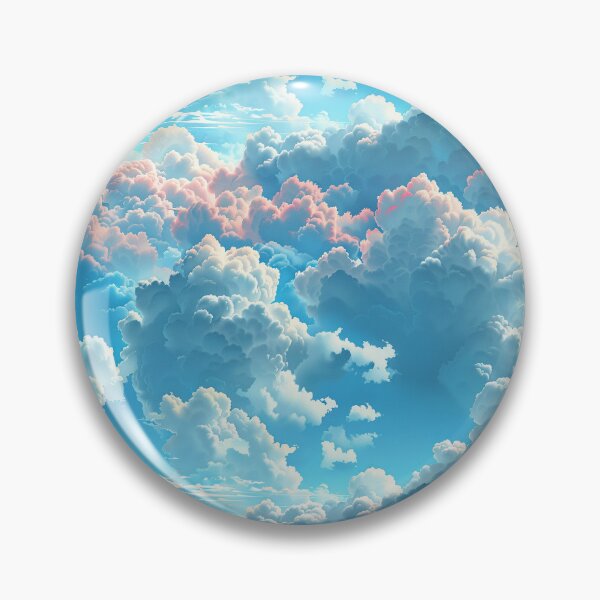 Item preview, Dreamy Pastel Fluffy Clouds Sky Pattern designed and sold by NTGUILTY.