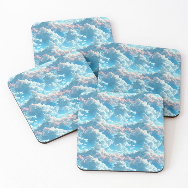 Item preview, Dreamy Pastel Fluffy Clouds Sky Pattern designed and sold by NTGUILTY.
