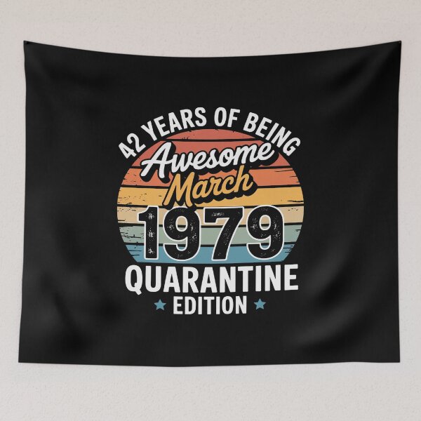Item preview, Born March 1979 42nd Quarantine Bithday Gift Made in 1979 designed and sold by Rrettgison.