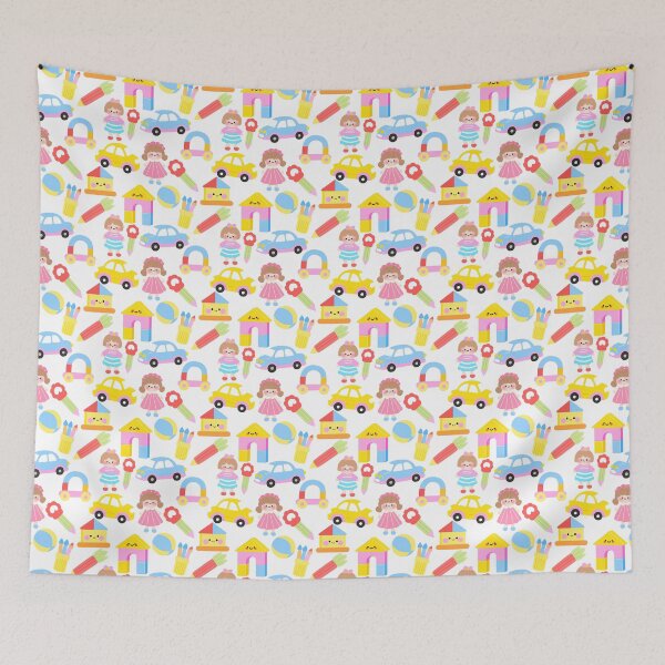 Item preview, Playful Toy Collection Seamless designed and sold by KJackArtwork.
