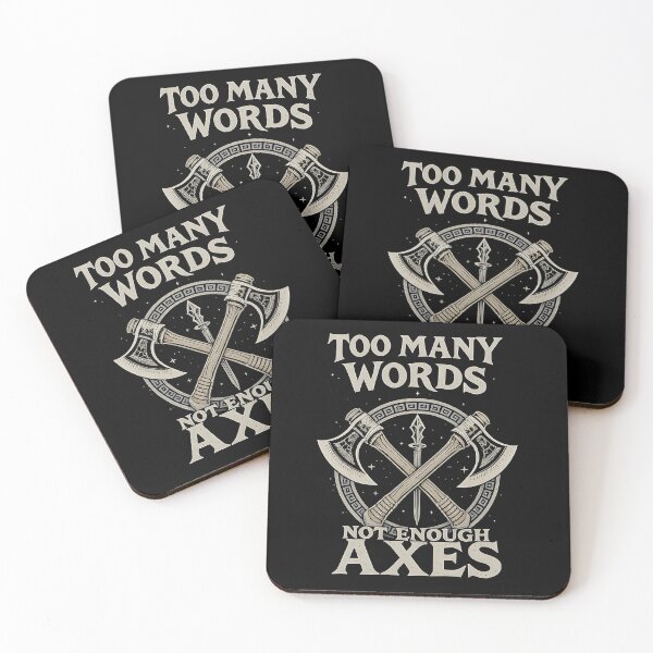 Item preview, Not Enough Axes Nordic Warrior Statement designed and sold by Place-Heritages.