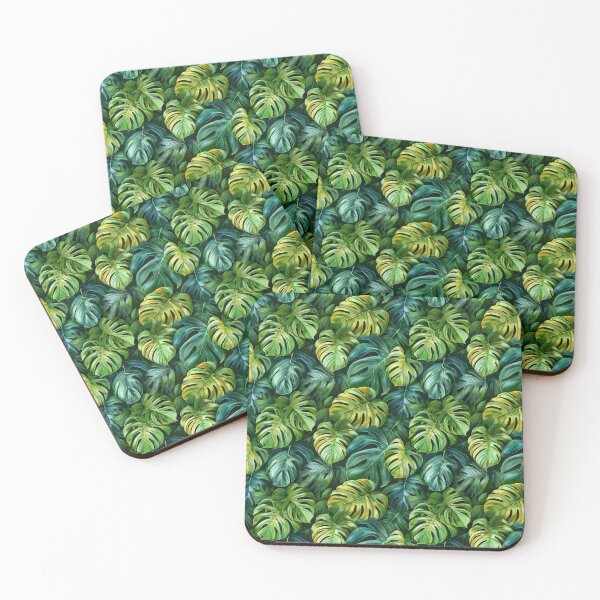 Item preview, Lush Tropical Monstera Swiss Cheese Plant Pattern designed and sold by NTGUILTY.