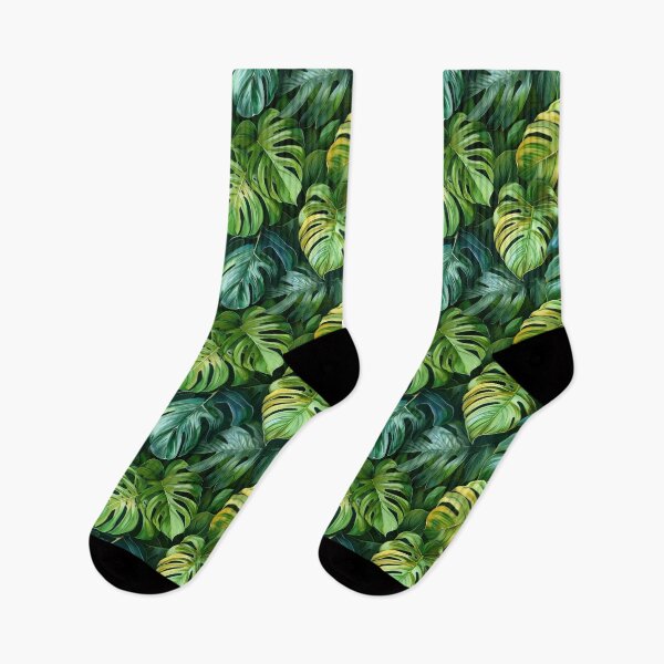 Item preview, Lush Tropical Monstera Swiss Cheese Plant Pattern designed and sold by NTGUILTY.