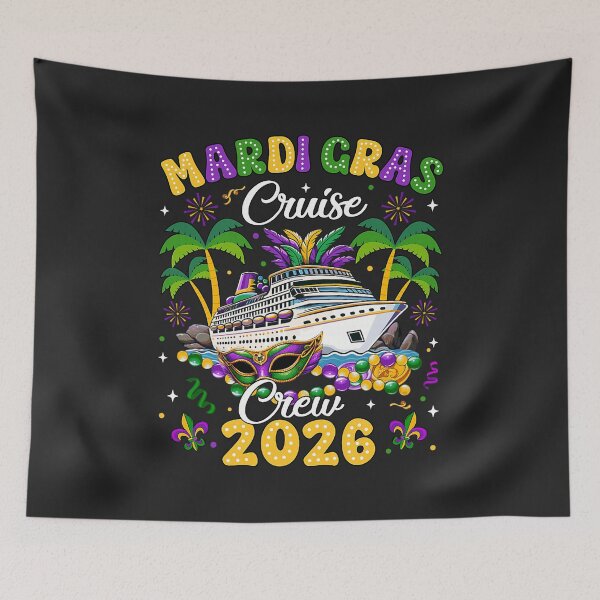 Item preview, Mardi Gras Carnival Cruise 2026 Family Cruising Mask  designed and sold by FrankIsabel.