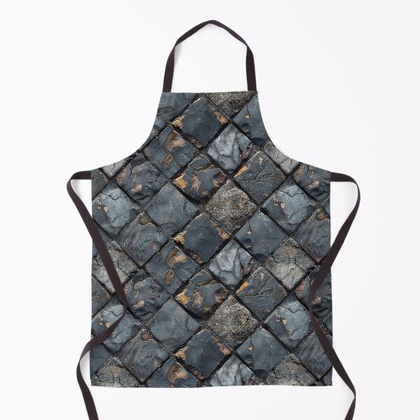 Item preview, Rustic Dark Slate Stone Mosaic Pattern designed and sold by NTGUILTY.