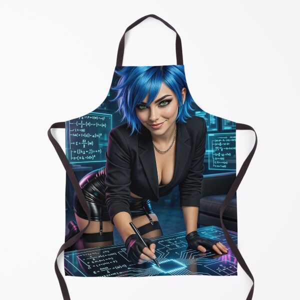 Item preview, Cipher Thorne Itsonlylogical Math Blue Hair designed and sold by CathryneDelamort.