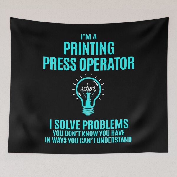 Item preview, Printing Press Operator designed and sold by aswmhmlc71.