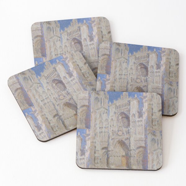 Item preview, Rouen Cathedral the Portal Sunlight by Claude Monet: Luminous Impressionist Poster designed and sold by artofuniverse.