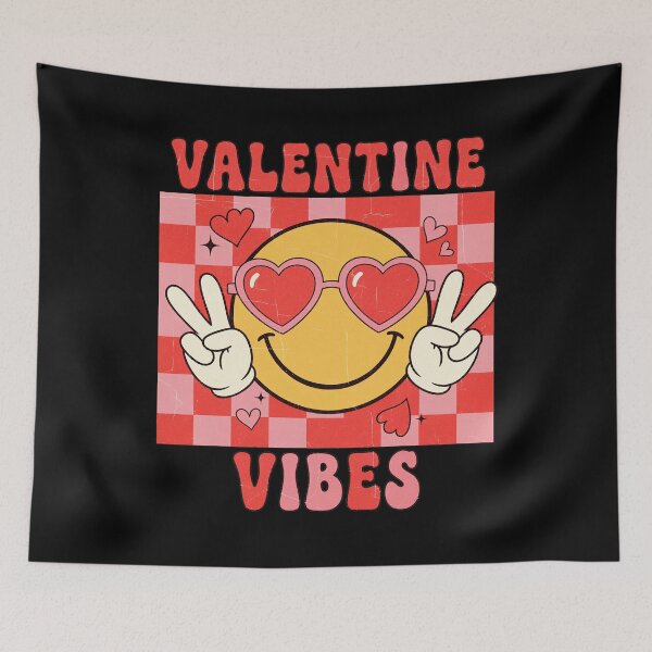 Item preview, Valentine Vibes Happy Face Valentines Day designed and sold by OlakunleOloroz.