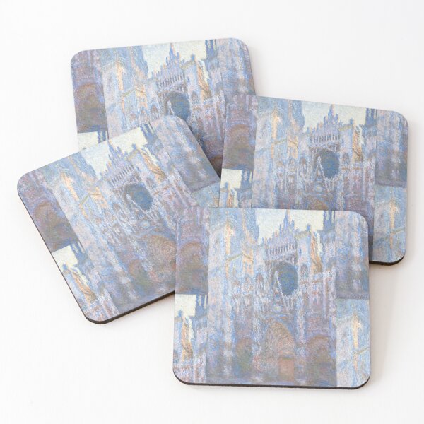 Item preview, Rouen Cathedral West Facade by Claude Monet: Impressionist Architectural Poster designed and sold by artofuniverse.