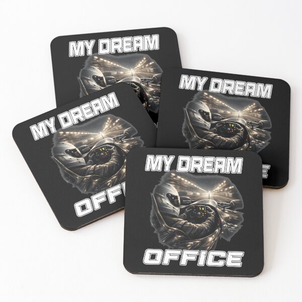 Item preview, MY DREAM OFFICE dreaming to be racing driver motorsport fan racing fanatic motorsports enthusiast designed and sold by Jt41.