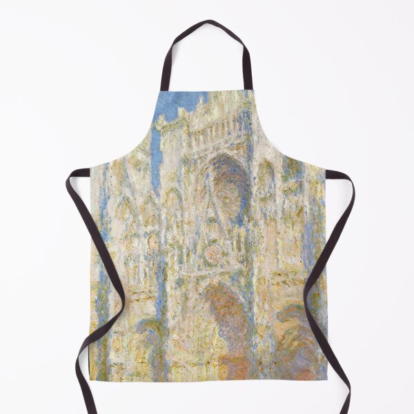 Item preview, Rouen Cathedral West Facade Sunlight by Claude Monet: Impressionist Architecture Poster designed and sold by artofuniverse.