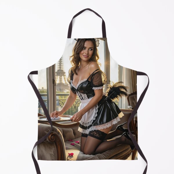 Item preview, Brunette Maid in Paris Apartment designed and sold by CathryneDelamort.