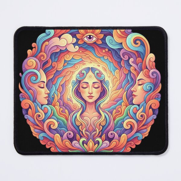 Item preview, Emotional Psychedelic Portrait designed and sold by LucieLuz.