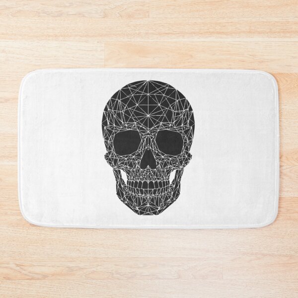 Item preview, Geometric Low Poly Human Skull designed and sold by BotivaGB.