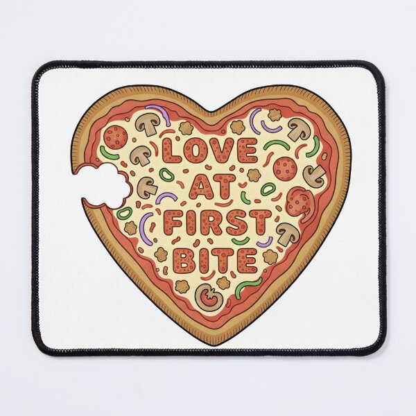 Item preview, Love at First Bite: Pizza Heart designed and sold by velveteclipseco.