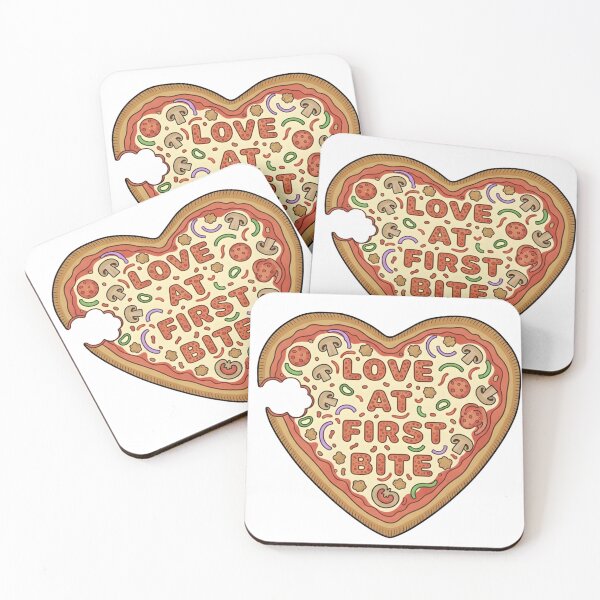 Item preview, Love at First Bite: Pizza Heart designed and sold by velveteclipseco.